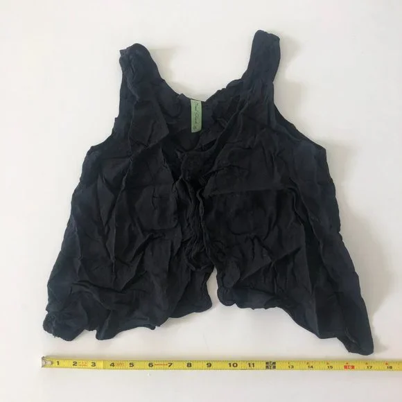 Dressy split front crop top - Picture 4 of 5